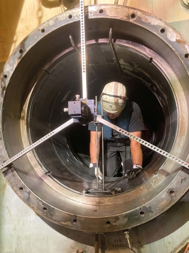 On-site Laser Alignement