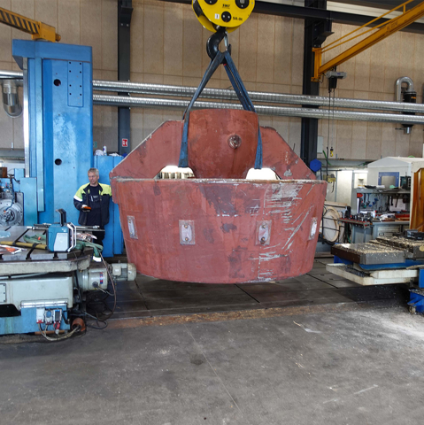 Thruster aksel reparation