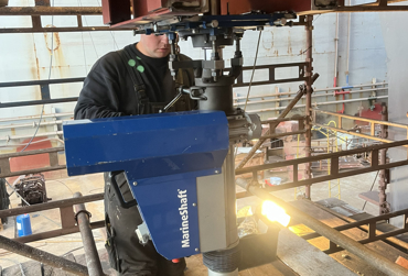 rudder trunk repair insitu mobile machining