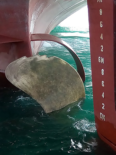 On-site propeller reparationer