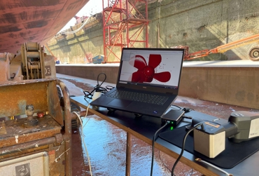 3D scanning result on computer