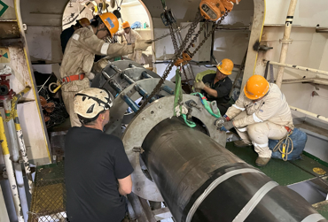 Assistance and supervision with installation of shaft line.jpg