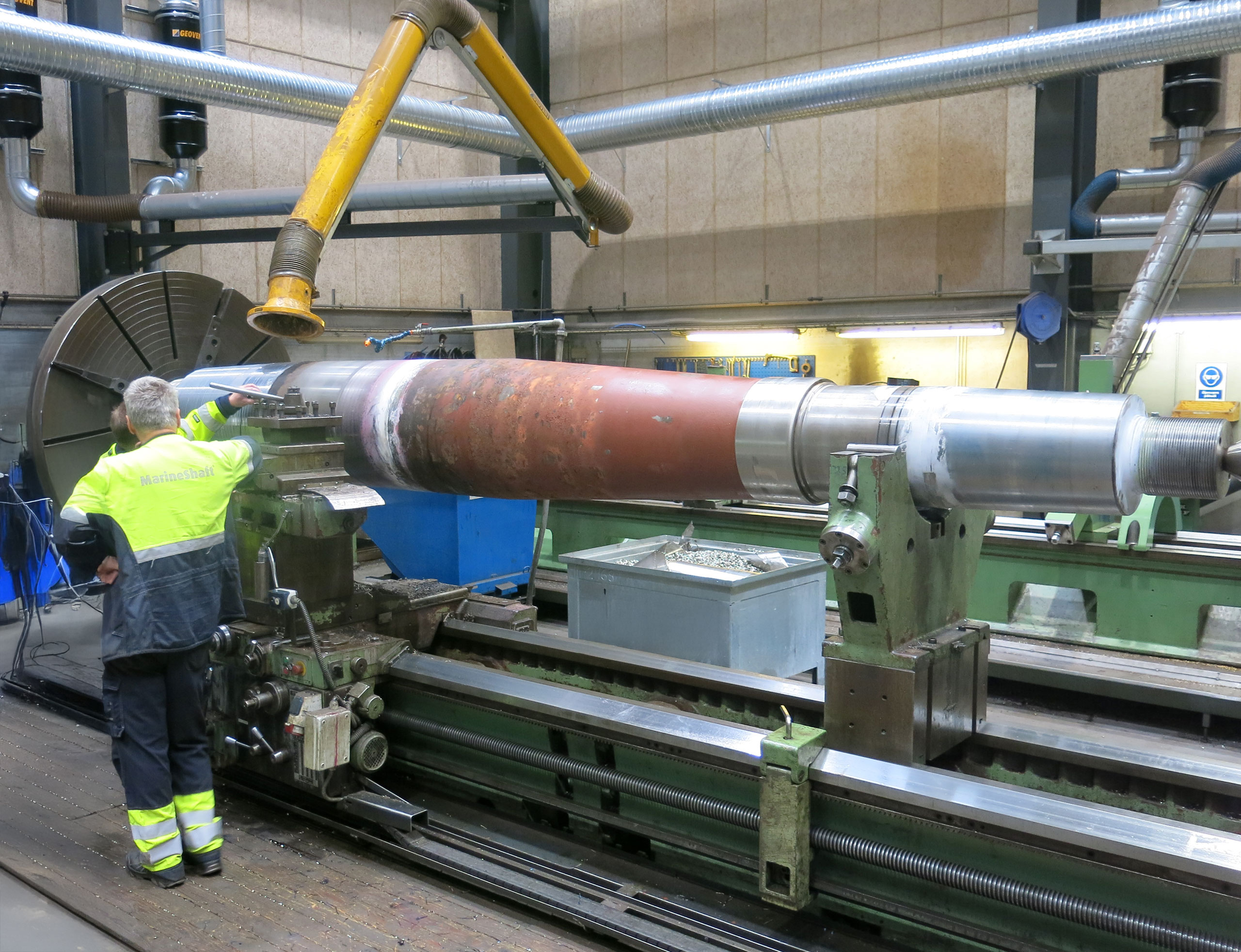 Reconditioning of a rudder stock