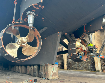Repair of propellers on-site