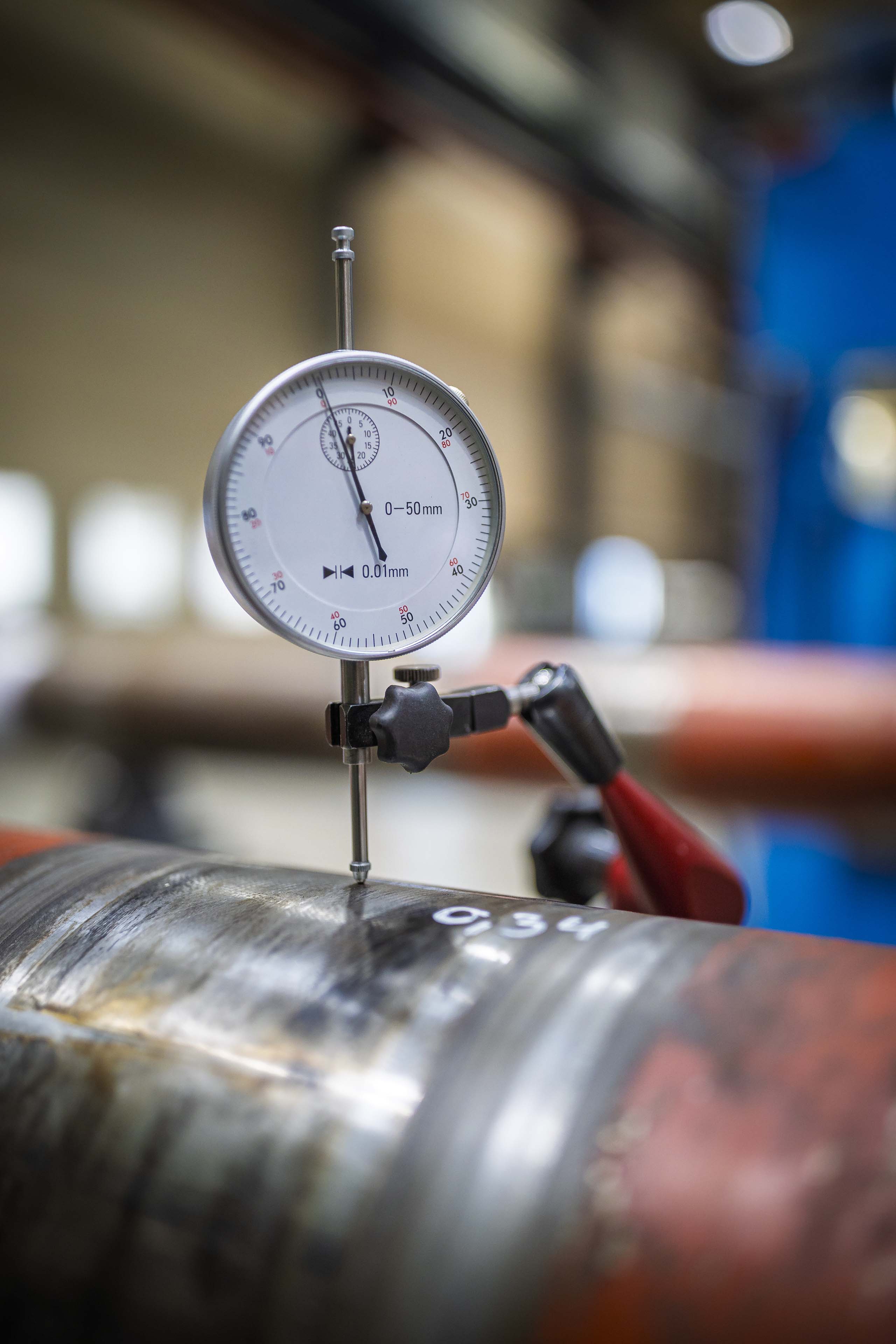 straightening of shafts where you see a clock