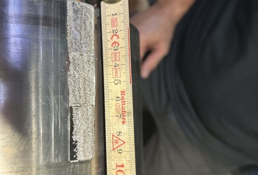 Micro welding on scratches