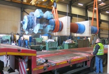 Rudder stock ready to leave our workshop.jpg