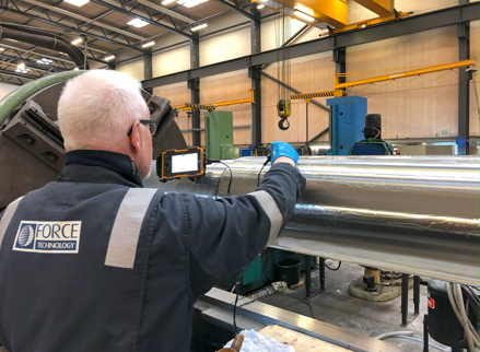 FORCE ultrasonic testing of welding