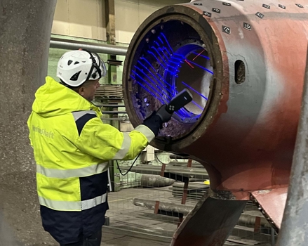 3D scanning af thruster, azimut og azipod