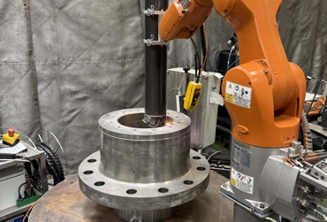 Thruster cone restored by laser cladding.jpg